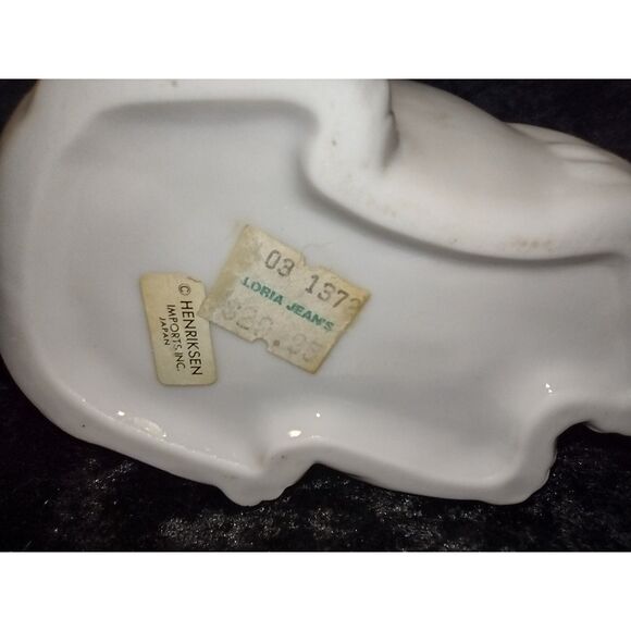 Vintage Henriksen Porcelain Siamese Cat Creamer and Sugar Bowl Set Japan MCM - Picture 8 of 9